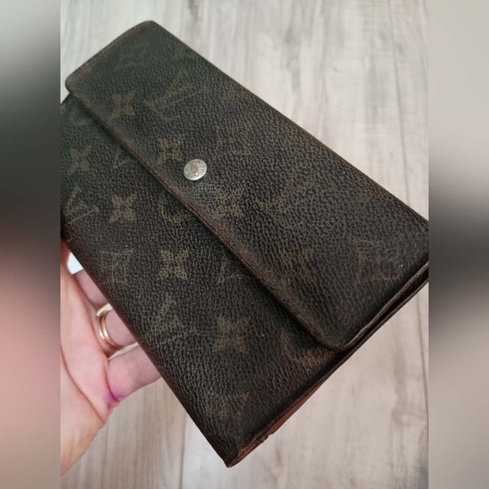 Louis Vuitton Porte Monnaie Monogram Pochette Credit Long Wallet - Picture 3 of 14